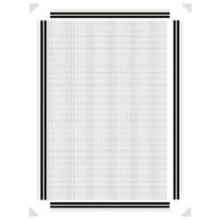 VIDAXL Moustiquaire Magnétique Pour Fenêtres Blanc 80x120 Cm -Magasin De Fournitures De Jardin 078400c04ff8f5e6