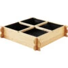 Carré Potager En Mélèze - L.80xl.80xH.18 Cm -Magasin De Fournitures De Jardin 1023332 1468690