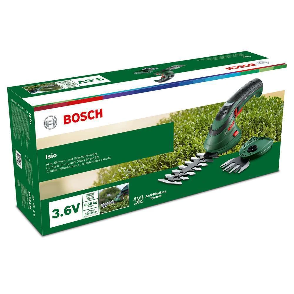 Bosch Taille-Herbes à Batterie 3.6V Isio Set 2 Lames 4 Bosch Taille-Herbes à Batterie 3.6V Isio Set 2 Lames – Image 2