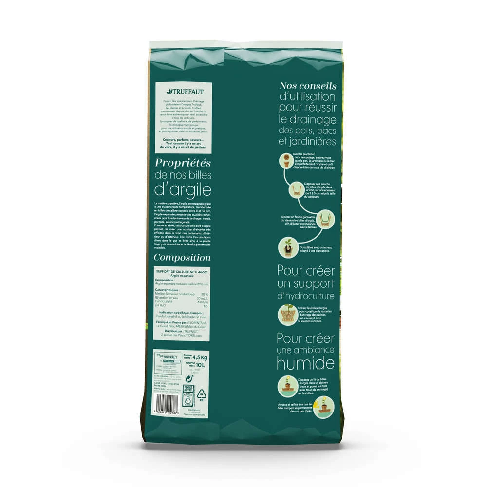 Billes D'argile Calibre 8/16 Mm - Sac De 10 Litres 4 Billes D'argile Calibre 8/16 Mm - Sac De 10 Litres – Image 2