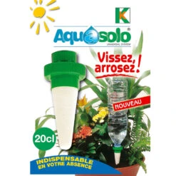 Cône D'Arrosage D'absence : 30 à 40 Cm 20 Cl - M, Vert - Pack 3+1 -Magasin De Fournitures De Jardin 177131 002
