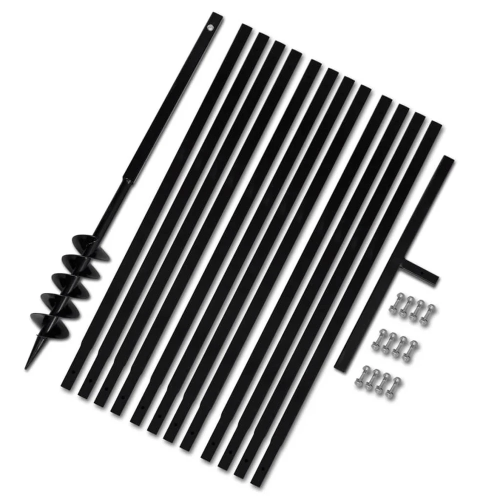 VIDAXL Bêche Et Tarière Manuelle 100 Mm Avec Rallonge Mèche Tarière 13 M 3 VIDAXL Bêche Et Tarière Manuelle 100 Mm Avec Rallonge Mèche Tarière 13 M