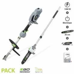 Pack Multifonction élagueuse Sur Perche Sans Fil Guide Oregon 25cm Ego Power+