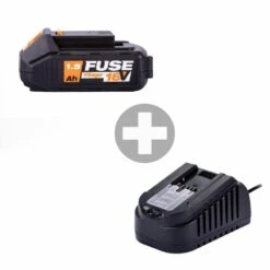 Batterie Lithium Ion 18 Volts 1,5ah Avec Chargeur 2.4a Villager Fuse -Magasin De Fournitures De Jardin 63503ee5cc1705.43491342