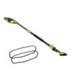 Pack Tronçonneuse Sans Fil Manche Télescopique + Lot De 2 Chaînes-vert 1 Pack Tronçonneuse Sans Fil Manche Télescopique + Lot De 2 Chaînes-vert -Magasin De Fournitures De Jardin 6363b0da14c5a5.56103476