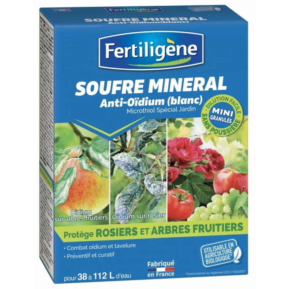 Soufre Minéral Anti-oidium Concentré - 750gr 3 Soufre Minéral Anti-oidium Concentré - 750gr