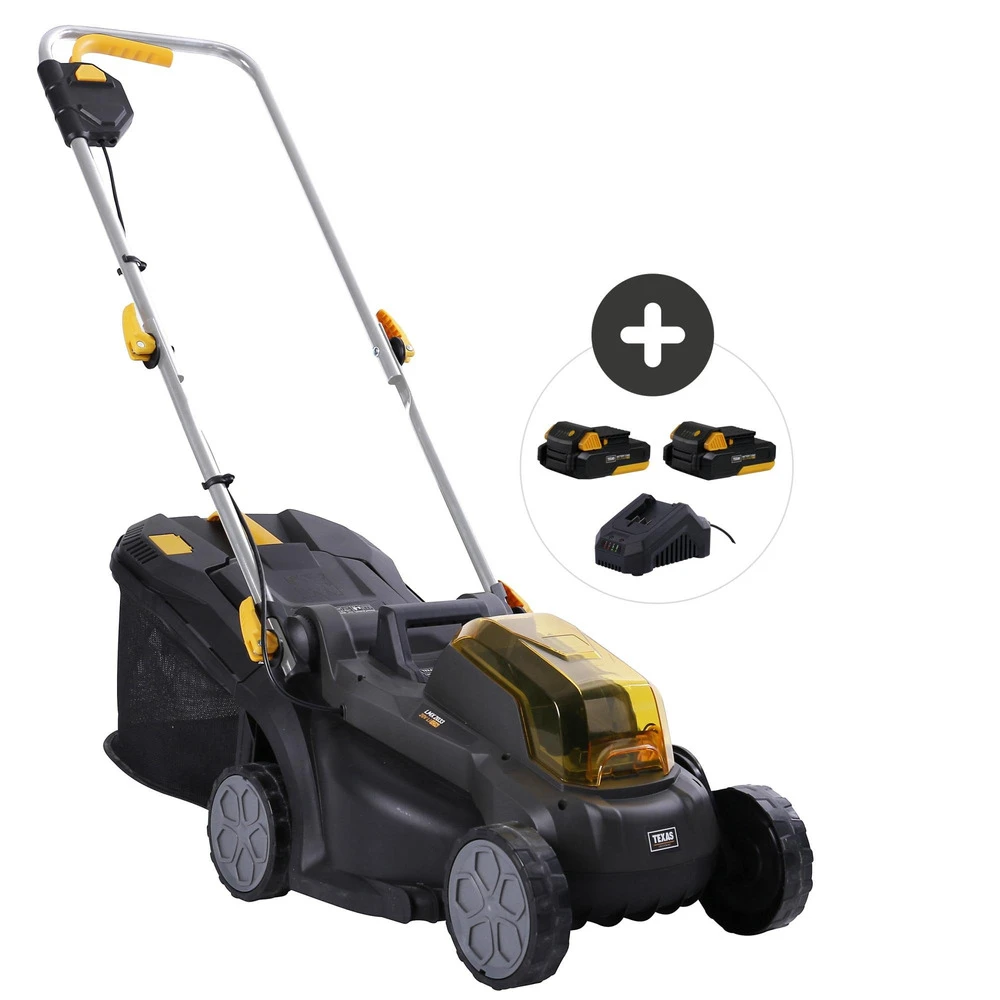 Tondeuse Gazon 2 Batteries 20v 2ah Lame 33cm Bac 35l Texas Lmx2033 3 Tondeuse Gazon 2 Batteries 20v 2ah Lame 33cm Bac 35l Texas Lmx2033