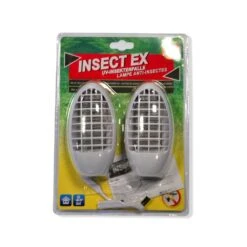 Lot De 2 Lampes Anti-insectes Lumineuses Insect Ex -Magasin De Fournitures De Jardin 63ac9ced225c42.31846042