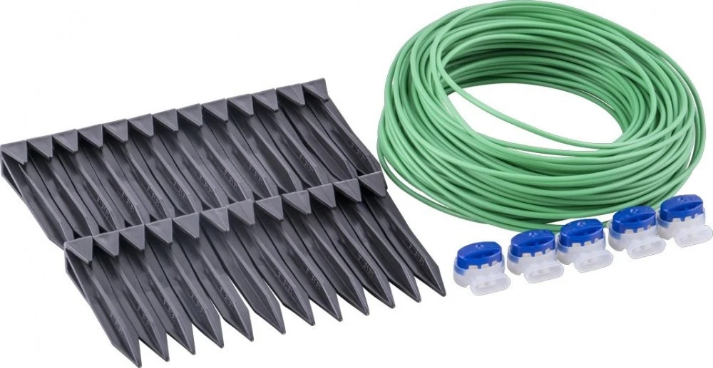 Jeu D’accessoires Ar11 Pour Robot Tondeuses - Connecteurs - Câble Périphérique Et Piquets 3 Jeu D’accessoires Ar11 Pour Robot Tondeuses - Connecteurs - Câble Périphérique Et Piquets