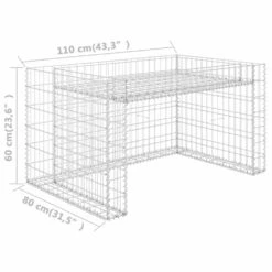 VIDAXL Garage Tondeuse à Gazon Lit Surélevé 110x80x60 Cm Fil En Acier 10 VIDAXL Garage Tondeuse à Gazon Lit Surélevé 110x80x60 Cm Fil En Acier -Magasin De Fournitures De Jardin 63d3812d7bff30.30582548