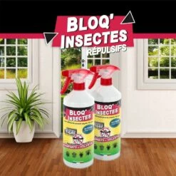 Bloq'insect Barrage Aux Insectes Lot De 2l | Pulvérisateur Anti Insecte Intérieur Extérieur | élimine Moustiques,fourmis,mouches -Magasin De Fournitures De Jardin 63d8c02ead1a12.67702321