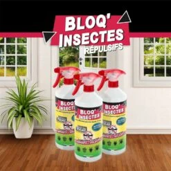 Bloq'insect Barrage Aux Insectes Lot De 3l | Pulvérisateur Anti Insecte Intérieur Extérieur | élimine Moustiques,fourmis,mouches -Magasin De Fournitures De Jardin 63d8c02fa34286.39991021