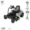 Tracteur Tondeuse Sur Batterie Avec Volant Egopower 107 Cm Zt4201es -Magasin De Fournitures De Jardin 63dd4fa19eff87.29232707