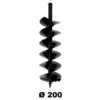Mèche Semi-professionnelle ø 200 Mm Pour Tarière Thermique -Magasin De Fournitures De Jardin 642c70b6475367.44825477