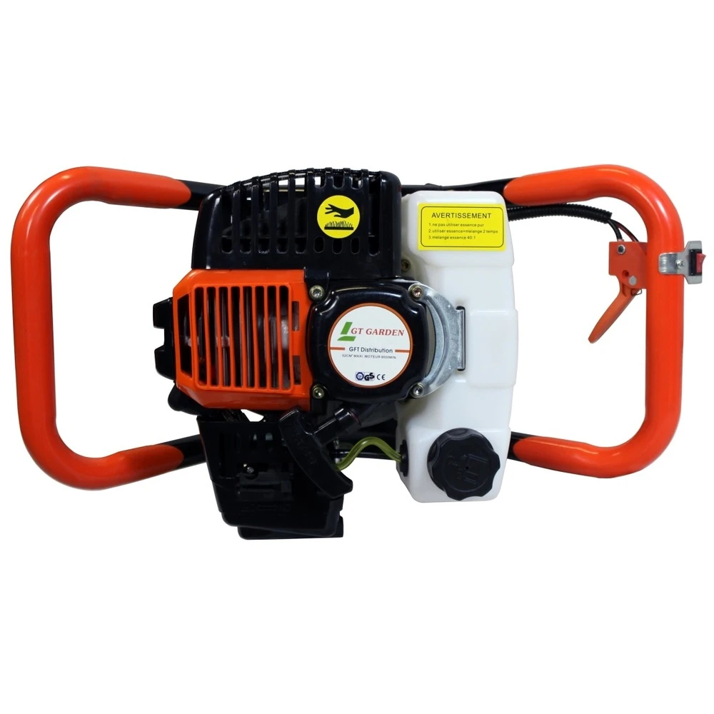 Tarière Thermique 52 Cm3, 3 Cv + Mèche 80 Mm 6 Tarière Thermique 52 Cm3, 3 Cv + Mèche 80 Mm – Image 4