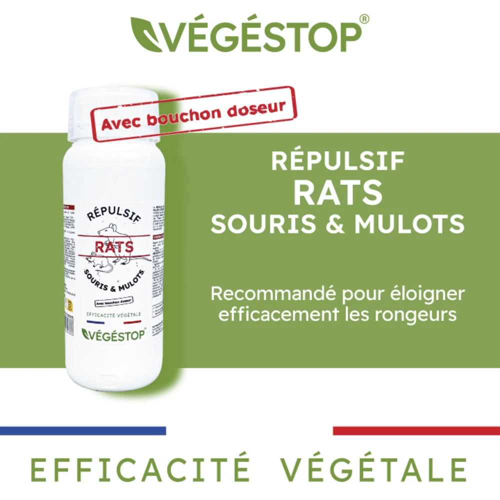 Répulsif Rats, Souris & Mulots - 500 Ml 4 Répulsif Rats, Souris & Mulots - 500 Ml – Image 2