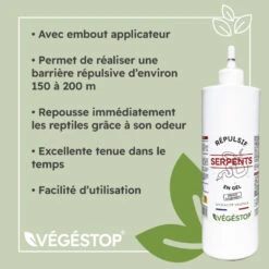 Répulsif Serpents - Gel - 500 Ml 10 Répulsif Serpents - Gel - 500 Ml -Magasin De Fournitures De Jardin 6440382c528669.55282899