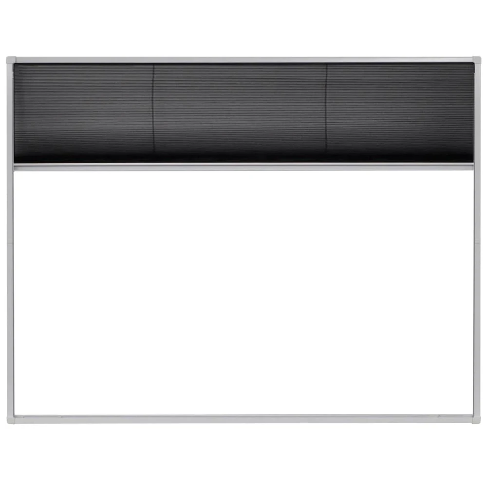 VIDAXL Moustiquaire Plissée Pour Fenêtre Aluminium 130 X 100 Cm 5 VIDAXL Moustiquaire Plissée Pour Fenêtre Aluminium 130 X 100 Cm – Image 3