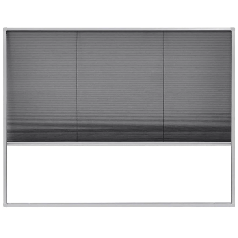 VIDAXL Moustiquaire Plissée Pour Fenêtre Aluminium 130 X 100 Cm 3 VIDAXL Moustiquaire Plissée Pour Fenêtre Aluminium 130 X 100 Cm