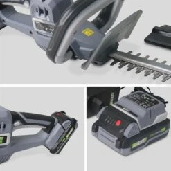 Voltr – Taille-haies Sans Fil 51cm – Avec Batterie Lithium Ion + Chargeur 20v. Normes Ce. Cache Lames Inclus -Magasin De Fournitures De Jardin 6445ca33649968.71922918