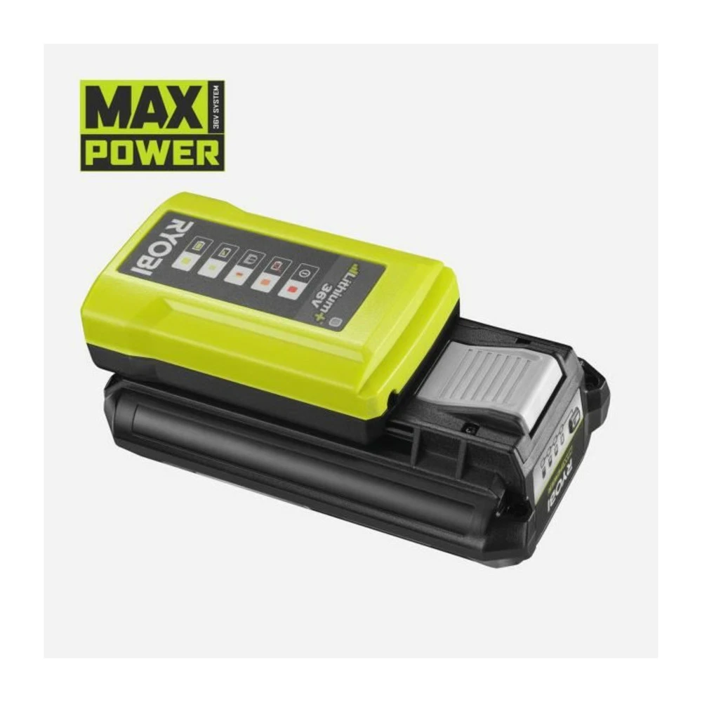 Ryobi 1 Batterie Lithium+ 36v - 2,0 Ah Et 1 Chargeur Standard 1,7 A Maxpower 5 Ryobi 1 Batterie Lithium+ 36v - 2,0 Ah Et 1 Chargeur Standard 1,7 A Maxpower – Image 3
