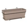 - Kit Jardiniere Capri 50cm V2 Taupe 50,2 X 28,5 X H20,7 Cm - 1,54l -Magasin De Fournitures De Jardin 645cf545a6f0b8.76824010