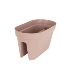 Jardiniere Pour Balcon Capri - 30 X 60 X H 30 Cm - 26,8 L - Gris Taupe