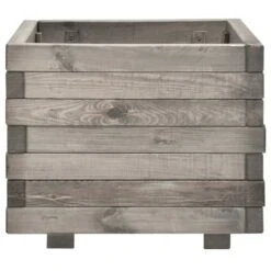 VIDAXL Jardinière 50x50x40 Cm Bois De Pin Massif 8 VIDAXL Jardinière 50x50x40 Cm Bois De Pin Massif -Magasin De Fournitures De Jardin 645cf56025def5.27704696