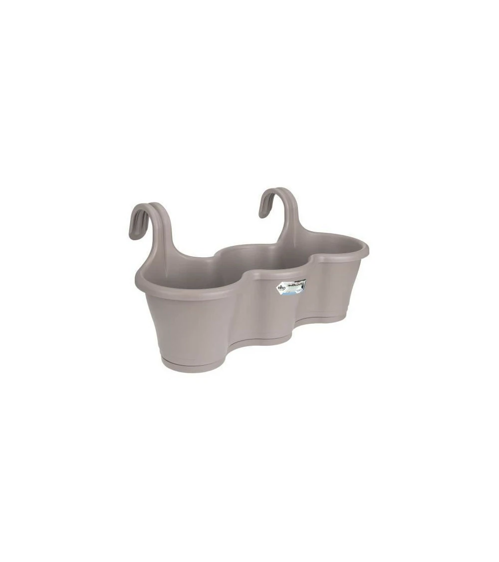 Elho Balconniere Corsica Trio L 27.1 X W 53.5 X H 25.9 Cm - Taupe 4 Elho Balconniere Corsica Trio L 27.1 X W 53.5 X H 25.9 Cm - Taupe – Image 2