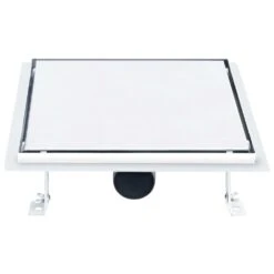 VIDAXL Drain De Douche Avec Couvercle 2 En 1 28x28 Cm Acier Inoxydable -Magasin De Fournitures De Jardin 645d59e3ea8950.69256407