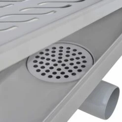 VIDAXL Drain De Douche Linéaire 730 X 140 Mm En Acier Inoxydable -Magasin De Fournitures De Jardin 645d59ead38130.84522686