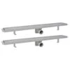 VIDAXL Drain De Douche Linéaire 2 Pc 830 X 140 Mm Acier Inoxydable -Magasin De Fournitures De Jardin 645d59f13636c2.65860207