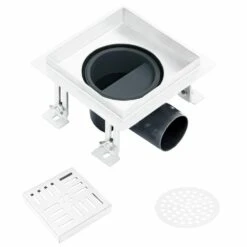 VIDAXL Drain De Douche 15x15 Cm Acier Inoxydable -Magasin De Fournitures De Jardin 645d59f35c1ad0.01167113