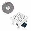 VIDAXL Drain De Douche 15x15 Cm Acier Inoxydable -Magasin De Fournitures De Jardin 645d59f373a675.51340509