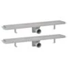 VIDAXL Drain De Douche Linéaire 2 Pcs 730 X 140 Mm Acier Inoxydable -Magasin De Fournitures De Jardin 645d59f89aee99.59666046