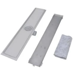 VIDAXL Drain De Douche Linéaire 2 Pcs 730 X 140 Mm Acier Inoxydable 13 VIDAXL Drain De Douche Linéaire 2 Pcs 730 X 140 Mm Acier Inoxydable -Magasin De Fournitures De Jardin 645d59f8a028c0.39210948