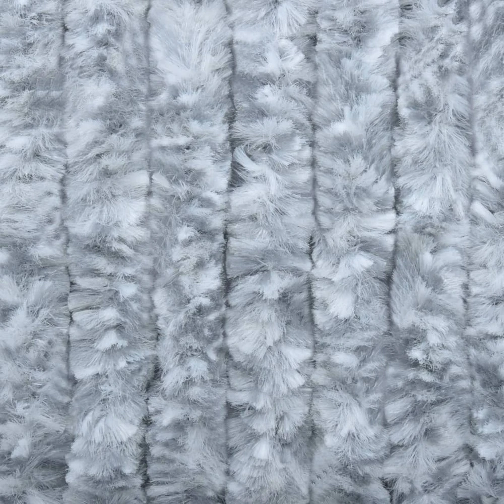 VIDAXL Moustiquaire Blanc Et Gris 56x200 Cm Chenille 9 VIDAXL Moustiquaire Blanc Et Gris 56x200 Cm Chenille – Image 7