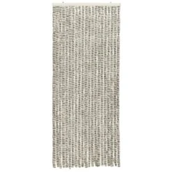 VIDAXL Moustiquaire Gris Clair Et Gris Foncé 56x185 Cm Chenille -Magasin De Fournitures De Jardin 645d5a66ace7a9.60842047