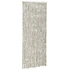 VIDAXL Moustiquaire Gris Clair Et Gris Foncé 56x185 Cm Chenille -Magasin De Fournitures De Jardin 645d5a66b63784.51527672