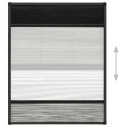VIDAXL Moustiquaire Plissée Pour Fenêtre Aluminium 60x80cm Avec Auvent -Magasin De Fournitures De Jardin 645d5a69b8f534.57467343