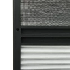VIDAXL Moustiquaire Plissée Pour Fenêtre Aluminium 60x80cm Avec Auvent -Magasin De Fournitures De Jardin 645d5a69db8867.28374686