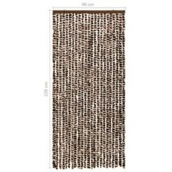 VIDAXL Moustiquaire Marron Et Blanc 90x220 Cm Chenille 13 VIDAXL Moustiquaire Marron Et Blanc 90x220 Cm Chenille -Magasin De Fournitures De Jardin 645d5a6e9cf8c0.43755252