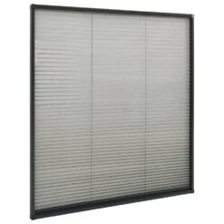 VIDAXL Moustiquaire Plissée à Fenêtre Aluminium Anthracite 130x100 Cm -Magasin De Fournitures De Jardin 645d5a701ab909.59958586