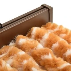 VIDAXL Moustiquaire Ocre Et Blanc 100x220 Cm Chenille -Magasin De Fournitures De Jardin 645d5a7ad7f999.91289717