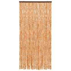 VIDAXL Moustiquaire Ocre Et Blanc 100x220 Cm Chenille -Magasin De Fournitures De Jardin 645d5a7adbee57.27816787
