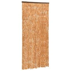 VIDAXL Moustiquaire Ocre Et Blanc 100x220 Cm Chenille -Magasin De Fournitures De Jardin 645d5a7ae91615.39173681