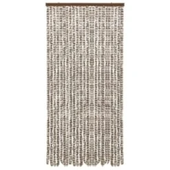 VIDAXL Moustiquaire Taupe Et Blanc 100x220 Cm Chenille -Magasin De Fournitures De Jardin 645d5aaacca6d9.89489958