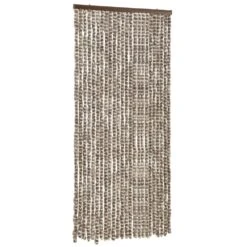 VIDAXL Moustiquaire Taupe Et Blanc 100x220 Cm Chenille -Magasin De Fournitures De Jardin 645d5aaad78c46.95919435