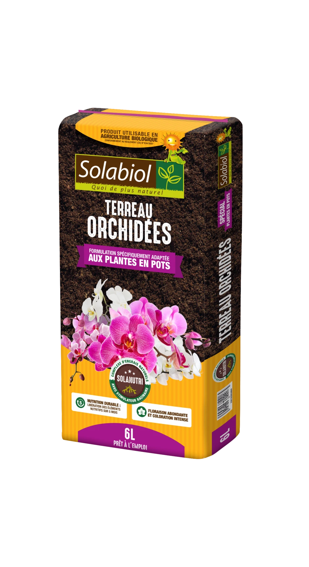 Solabiol Terorc6 | Terreau Orchidées | Tourbe Et Ecorces De Pin | Brun | 6 L | 3 Solabiol Terorc6 | Terreau Orchidées | Tourbe Et Ecorces De Pin | Brun | 6 L |