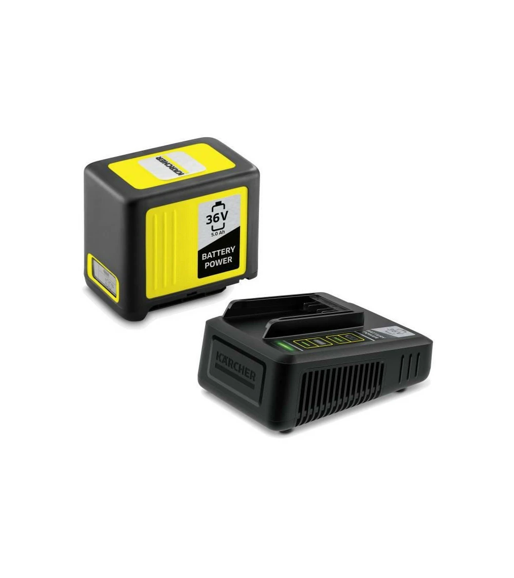Karcher Set Batterie Power 36v / 5 Ah + Chargeur Rapide 3 Karcher Set Batterie Power 36v / 5 Ah + Chargeur Rapide
